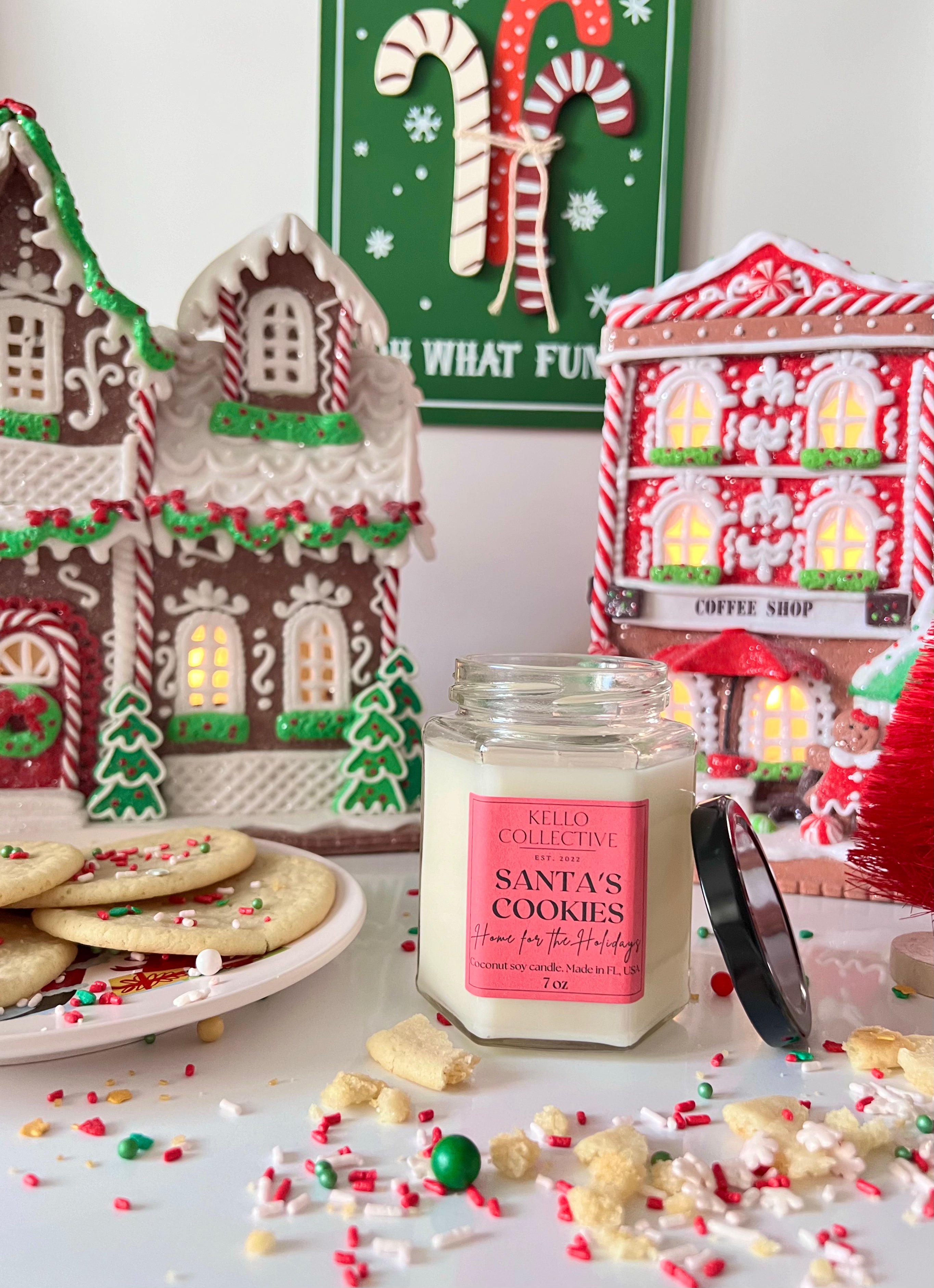 SANTA'S COOKIES CANDLE