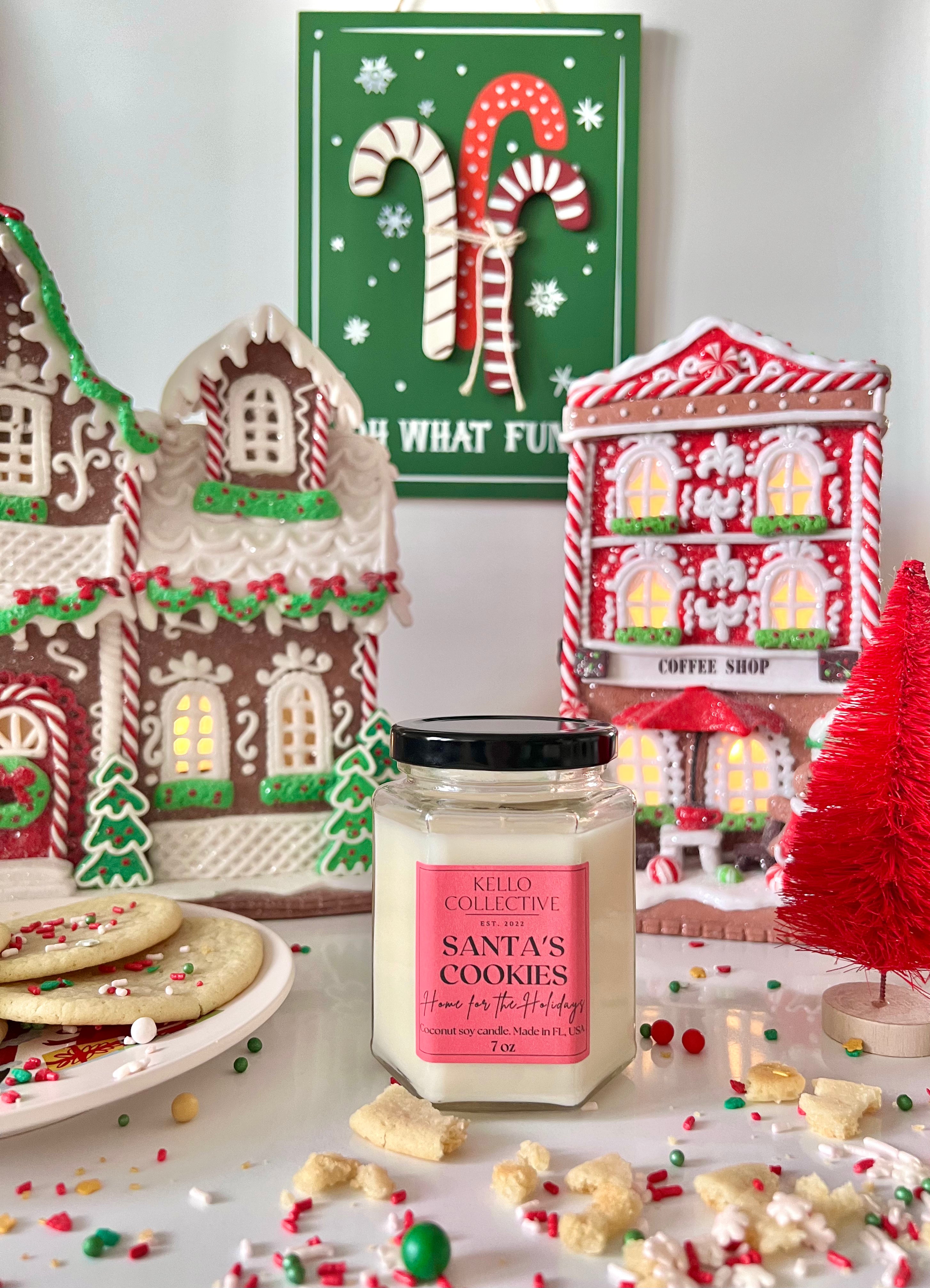 SANTA'S COOKIES CANDLE