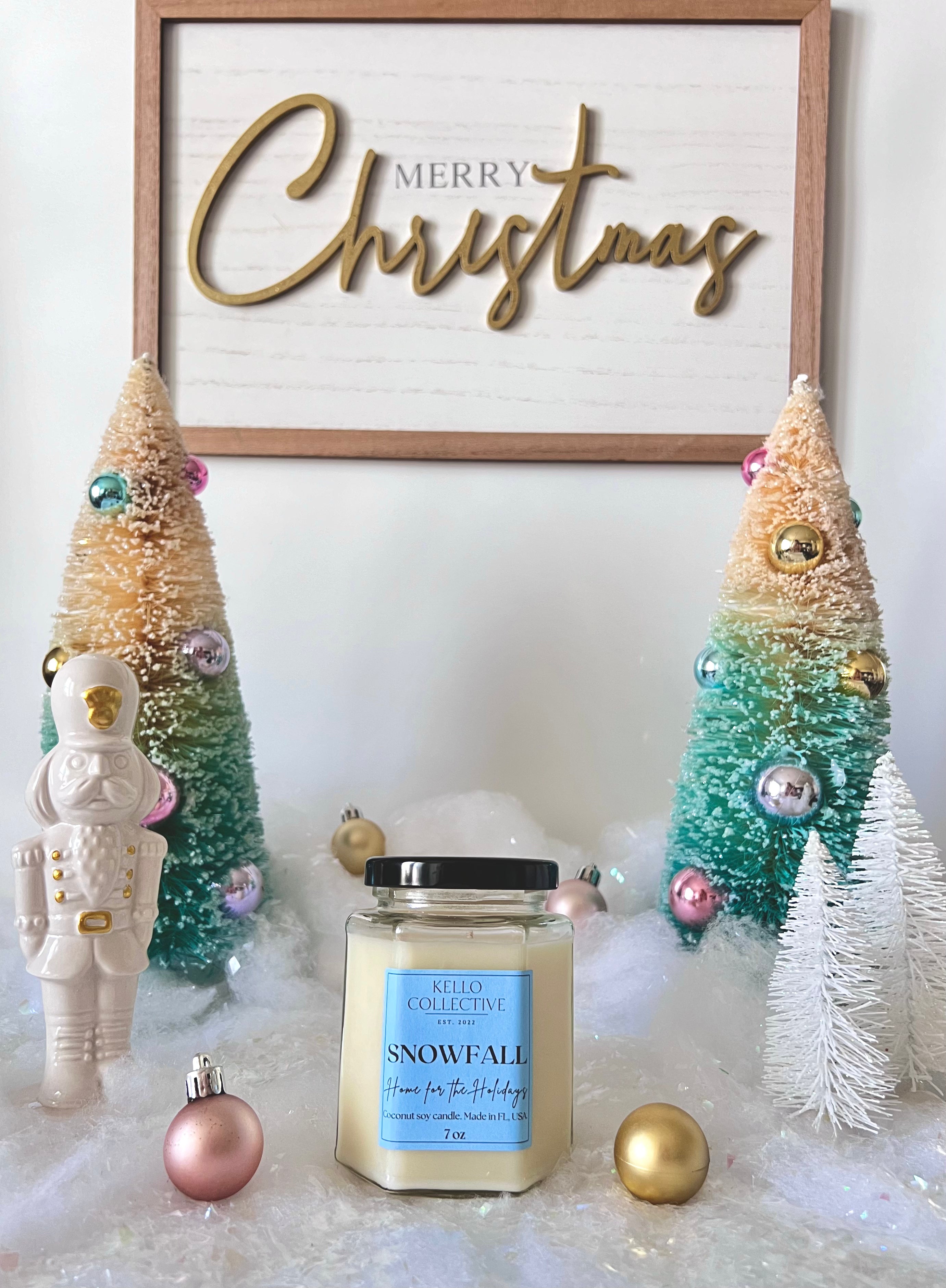 SNOWFALL CANDLE